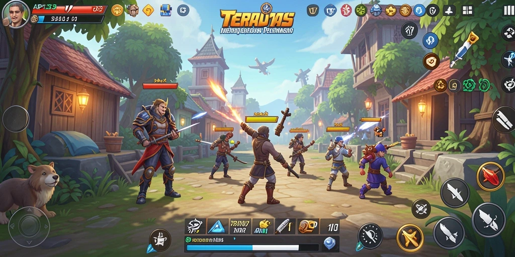 Tampilan gameplay seru dari API33 yang menampilkan strategi dan aksi berintensitas tinggi.