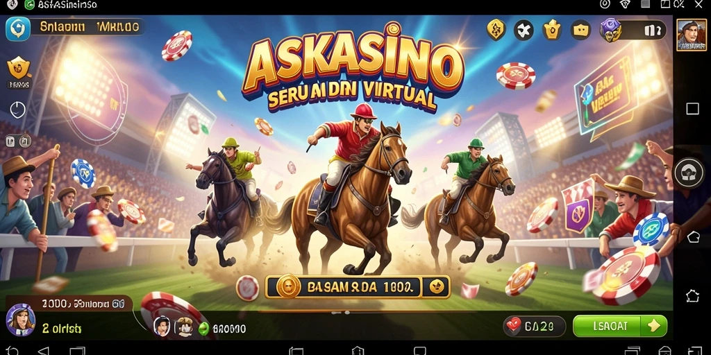 Gameplay Racing yang mendebarkan dalam ASKASINO dengan mobil-mobil cepat.