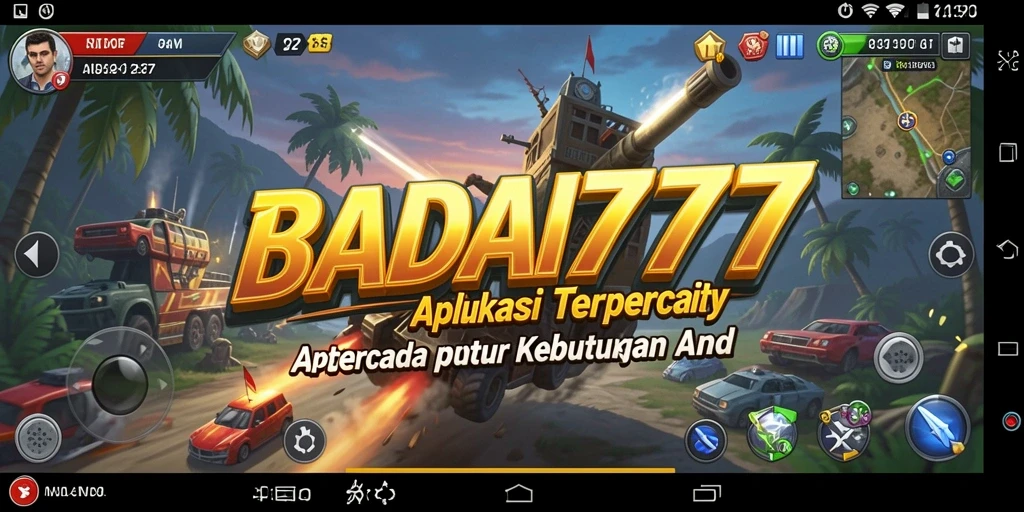 Tampilan antarmuka <strong>BADAI777</strong> yang bersih dan user-friendly.