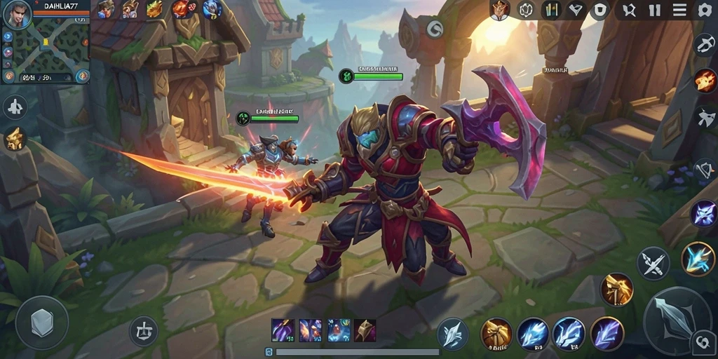 Tampilan menarik dari gameplay seru di DAHLIA77.