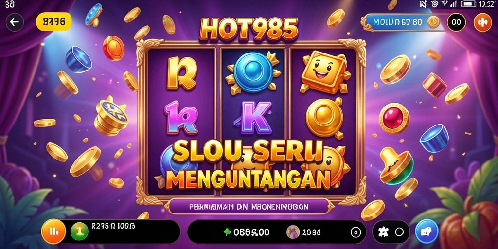 Tampilan gameplay yang menarik dari HOT985 dengan desain Slot yang memukau.