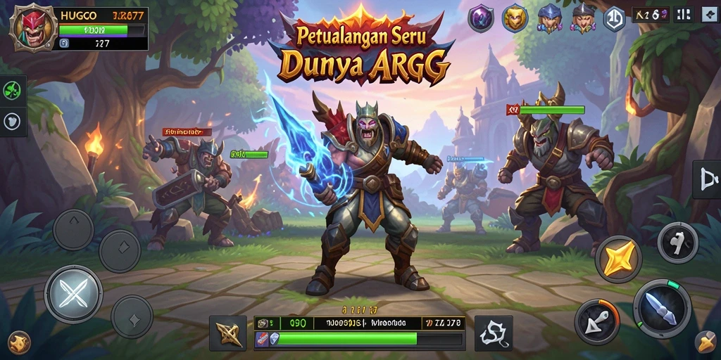 Tampilan gameplay seru HUGO77 dengan aksi dan petualangan mendebarkan.