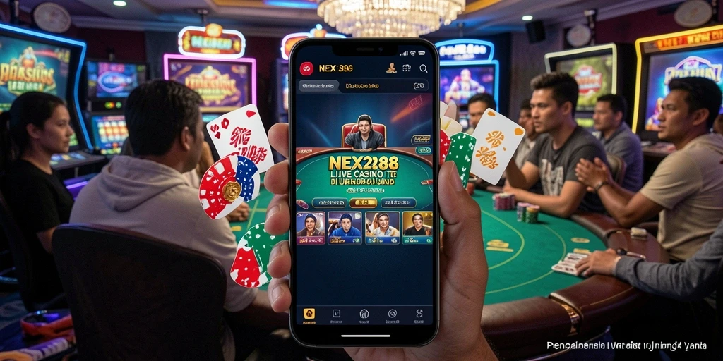 Gameplay Live Casino yang mendebarkan di NEX288.