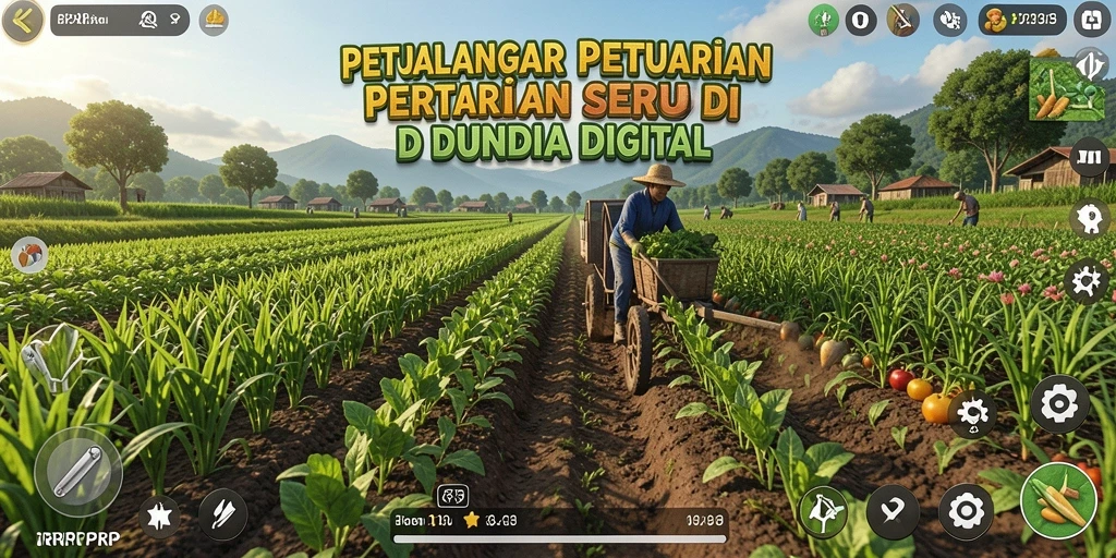 Tampilan gameplay yang menarik di dunia pertanian RPRPRP.