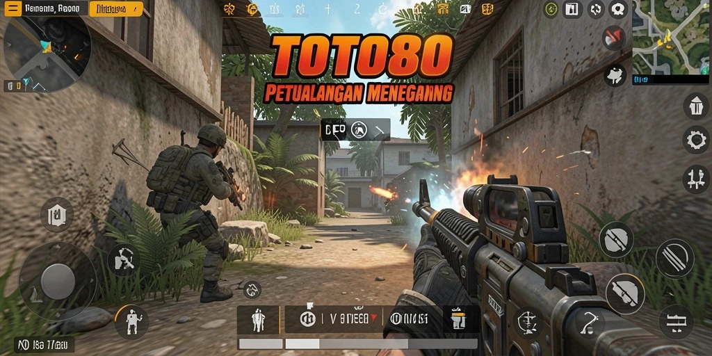 Tangkapan layar gameplay TOTO80 menunjukkan aksi mendebarkan dalam FPS.